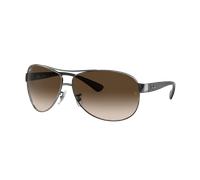 Ray - Ban Homme Ray - Ban RB3386 RB3386 004/13 Lunettes de soleil Métal Gris Marron Pilote Normale Ombré