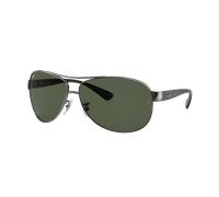 Ray-Ban Homme Sunglass RB3386 - Couleur du Monture: Gunmetal, Couleur de Lentille: Vert foncé