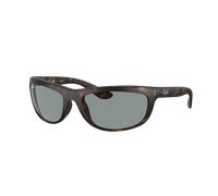 Ray-Ban Homme Sunglass RB4089 Balorama - Couleur du Monture: Havana, Couleur de Lentille: Bleu