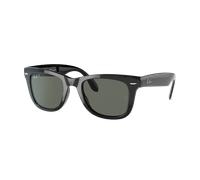 Ray-Ban Homme Sunglass RB4105 Wayfarer Folding Classic - Couleur du Monture: Noir, Couleur de Lentille: G-15 Green Polarized