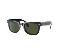 Ray-Ban Homme Sunglass RB4105 Wayfarer Folding Classic - Couleur du Monture: Noir, Couleur de Lentille: Vert G-15