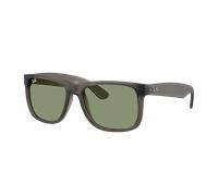 Ray-Ban Homme Sunglass RB4165F Justin Classic - Couleur du Monture: Gris Opaline, Couleur de Lentille: Vert
