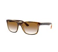 Ray-Ban Homme Sunglass RB4181 - Couleur du Monture: Havana Clair, Couleur de Lentille: Brun