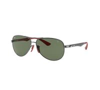 Ray-Ban Homme Sunglass RB8313M Scuderia Ferrari Collection - Couleur du Monture: Gunmetal, Couleur de Lentille: Vert Classic
