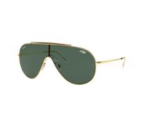 Ray-Ban Homme Sunglass Wings - Couleur du Monture: Doré arista, Couleur de Lentille: Vert foncé