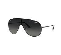 Ray-Ban Homme Sunglass Wings - Couleur du Monture: Noir, Couleur de Lentille: Dégradé Gris