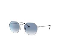 Ray-Ban Lunettes de soleil Jack RB3565 003/3F Métal argent Verres bleus ombré 51 mm unisexe