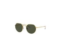 Ray-Ban Lunettes de soleil RB3565 Jack Unisexe Métal Or Verres verts Géométrique 919631