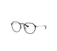 Ray-Ban Jack Optics Kids Monture Argent Verres Transparents Polarisé 47-18