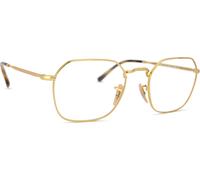 Ray - Ban Unisex Ray - Ban RX3694V JIM 2500 Montures optiques Métal Or Transparent Géométrique Normale