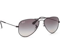 Ray - Ban Enfant Ray - Ban RJ9506S JUNIOR AVIATOR 220/11 Lunettes de soleil Métal Noir Gris Pilote Normale Ombré