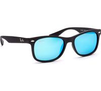Ray-Ban Lunettes de soleil RJ9052S Junior New Wayfarer 100S55 Injecté Noir/Bleu Carré