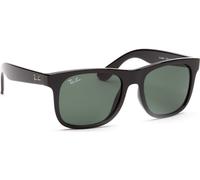 Ray - Ban Enfant Ray - Ban RJ9069S JUNIOR JUSTIN 100/71 Lunettes de soleil Injecté Noir Vert Carré Normale