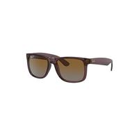 Ray-Ban Justin Classic Lunettes De Soleil Monture Marron Foncé Transparent Verres Marron Polarisé 54-16