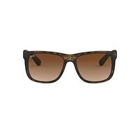 Ray-Ban - Justin Wayfarer Lunettes de Soleil - Marron (Light Havana Rubber 710/13) - 54 mm