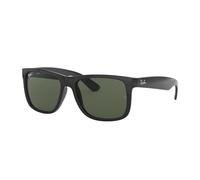 Ray-Ban Hommes Lunettes de soleil - JUSTIN - RB4165 - 601/71 - 55mm - Noires, Rectangulaire