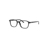 Ray-Ban Leonard Optics Monture Noir Verres Transparents Polarisé 49-17