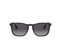 Ray-Ban - Lunette de soleil Chris RB4187_622/8G Wayfarer - Femme, Black (schwarz)