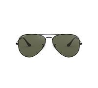 Ray-Ban Lunettes de soleil Aviator 3025/002/58 Mixte – Noir – Verres polarisants – 58 mm