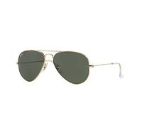 Ray-Ban - Lunette de soleil RB3025 Aviator Large Metal Aviator, Gold (W3234 Gold)