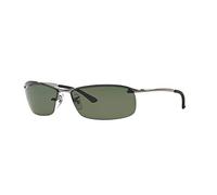 Ray-Ban - Lunette de soleil RB3183P Top Bar Rectangulaire - Argenté (004/9A) - 63 mm