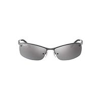 Ray - Ban Homme RB3183 RB3183 004/82 Lunettes de soleil Métal Gris Argent Carré Polarisé