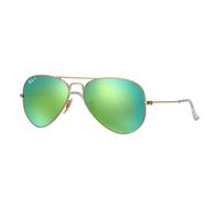 Ray ban Lunettes Aviator Métal RB3025 112/P9 or Avec / Miroir Vert Polariser