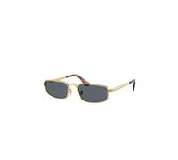 Ray - Ban Unisex Ray - Ban A$AP Rocky RB3927 001/R5 Lunettes de soleil Métal Or Bleu Pillow Normale