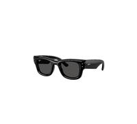 Ray - Ban Unisex Ray - Ban A$AP Rocky RB4940 WAYFARER PUFFER 601/87 Lunettes de soleil Nylon Noir Noir Carré Normale
