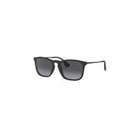 Ray-Ban Lunettes de soleil RB4187 CHRIS Homme monture injectée carrée noire verres gris ombré 622/8G