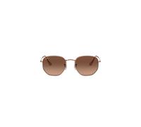 Ray - Ban Unisex Ray - Ban RB3548N HEXAGONAL 9069A5 Lunettes de soleil Métal Bronze Marron Géométrique Normale Ombré