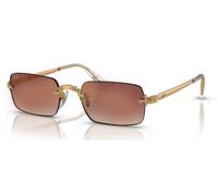 RAY BAN Lunettes De Soleil ASAP ROCKY 0RB3928 001/S2 54 Doré Verre Doré Miroir