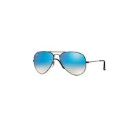 Ray - Ban Unisex Ray - Ban RB3025 AVIATOR 002/4O Lunettes de soleil Métal Noir Bleu Pilote Normale
