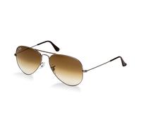 Ray ban Lunettes de Soleil Aviateur Métal RB3025 004/71 Gunmetal / Marron