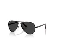 Ray - Ban Unisex Ray - Ban RB3925 AVIATOR MAX 002/48 Lunettes de soleil Métal Noir Gris Pilote Polarisé