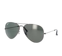Ray-Ban Lunettes de soleil Aviator Large métal RB3025 004/58 Polarisées G-15 Gris 58 mm Unisexe