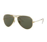 Ray - Ban Unisex Ray - Ban RB3025 AVIATOR 001/58 Lunettes de soleil Métal Or Vert G15 Pilote Polarisé
