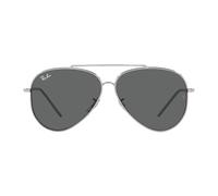 Ray - Ban Unisex Ray - Ban RBR0101S AVIATOR REVERSE 003/GR Lunettes de soleil Métal Argent Gris Pilote Normale