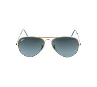 Ray - Ban Unisex Ray - Ban RB3025 AVIATOR 001/3M Lunettes de soleil Métal Or Bleu Pilote Normale