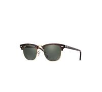 Ray - Ban Unisex Ray - Ban RB3016 CLUBMASTER W0366 Lunettes de soleil Acétate Tortue G15 Carré Normale