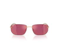 Ray-Ban Lunettes de soleil, Doré/violet foncé miroir rouge, 56 mm