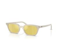 Ray-Ban - Lunettes de soleil élégantes avec verres jaunes miroir - unisex - Accessoires - Blanc - Taille: 50 MM