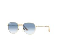 Ray-Ban Lunettes de soleil RB3548 Hexagonal Unisexe Métal Or Bleu Normale Ombré