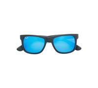 Ray-Ban Lunettes de soleil RB 4165 622/55 Noir Verres verts miroir bleu Protection 3