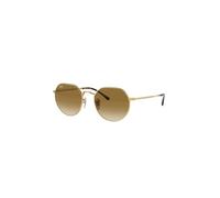Ray-Ban Lunettes de soleil Jack 3565 Arista Monture ronde Taille petit 51-20 Coloris doré