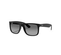 Ray-Ban Lunettes de soleil Justin Classic Monture noire Verres polarisés dégradés gris