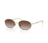 Ray-Ban - Lunettes de soleil ovales sans monture - unisex - Accessoires - Jaune - Taille: 54 MM