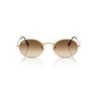 RAY-BAN Lunettes de soleil ovales unisexe Arista/Clear Gradient Brown, 51 mm