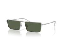 Ray-Ban - Lunettes de soleil polarisées Argent/Vert Gris Style - unisex - Accessoires - Gris - Taille: 59 MM