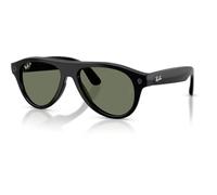 Ray-Ban Unisex Ray-Ban Meta (Gen 3) Aviator - Couleur du Monture: Noir, Couleur de Lentille: Vert Polarisé